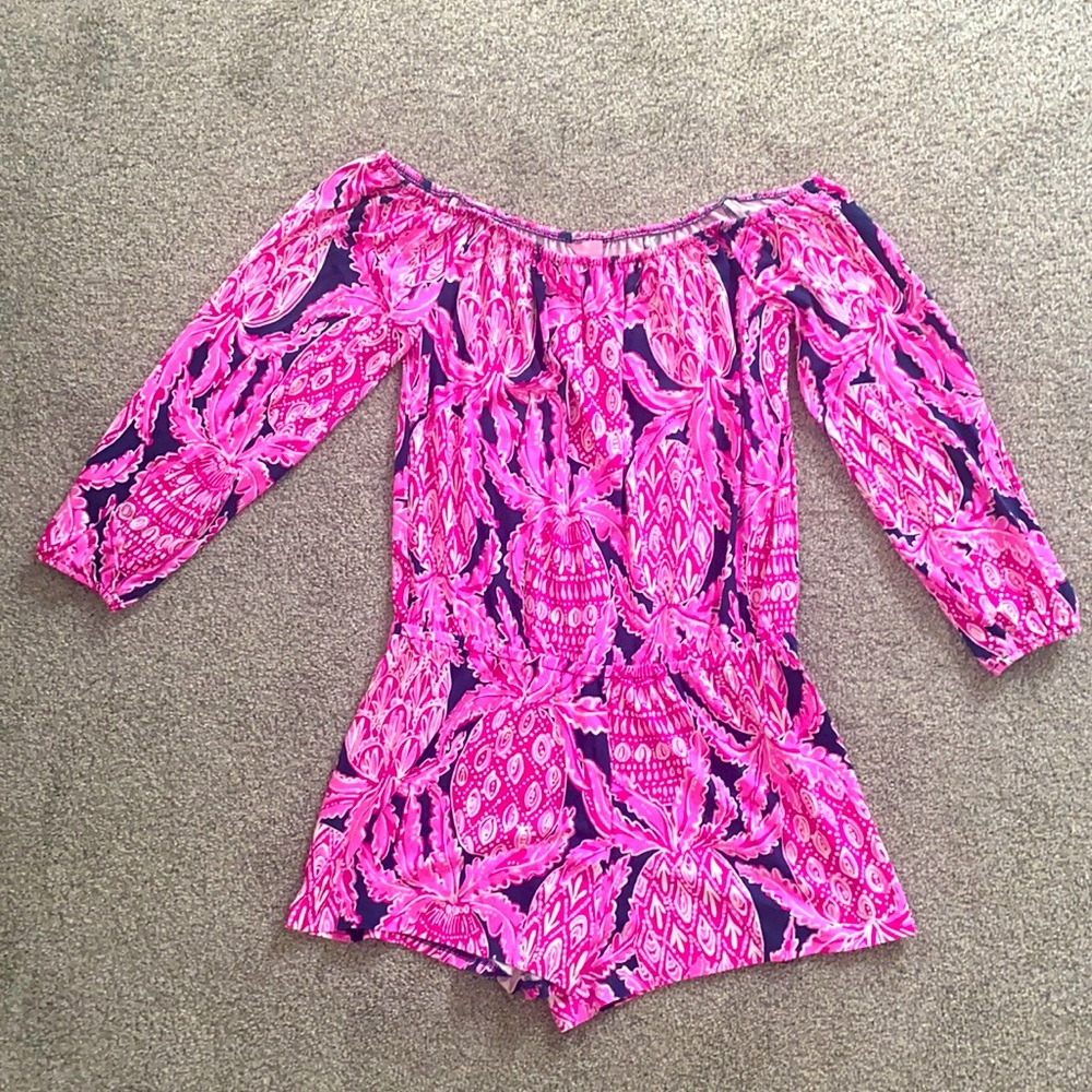 Lilly Pulitzer Off-The-Shoulder Romper